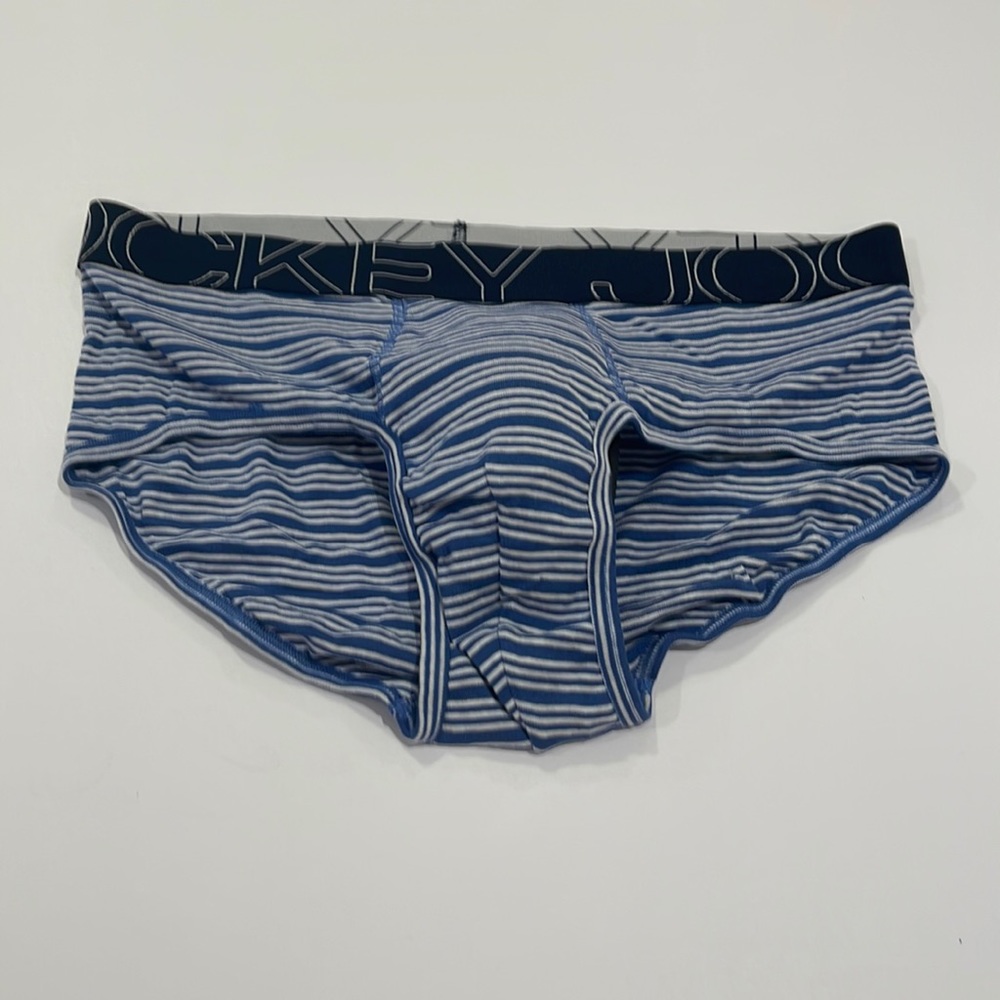 Jockey Brief Large Blue Stripe